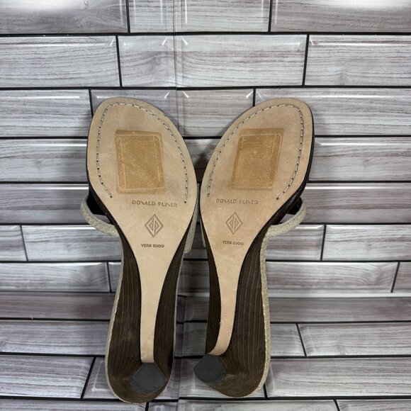 Donald Pliner Women's Vimm Snakeskin Embossed Slide Mule Sandal Size 7.5-NEW - Picture 7 of 8